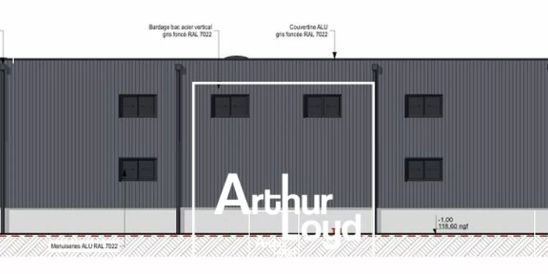 Cellule commerciale neuve de 250m² sur axe passant en emplacement prenium