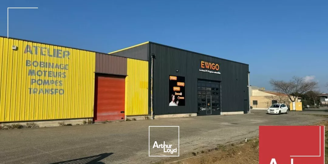 MONTELIMAR NORD - ZONE DU MEYROL - A louer entrepôt d'une surface d'environ 600 m2 avec bureaux et parking.