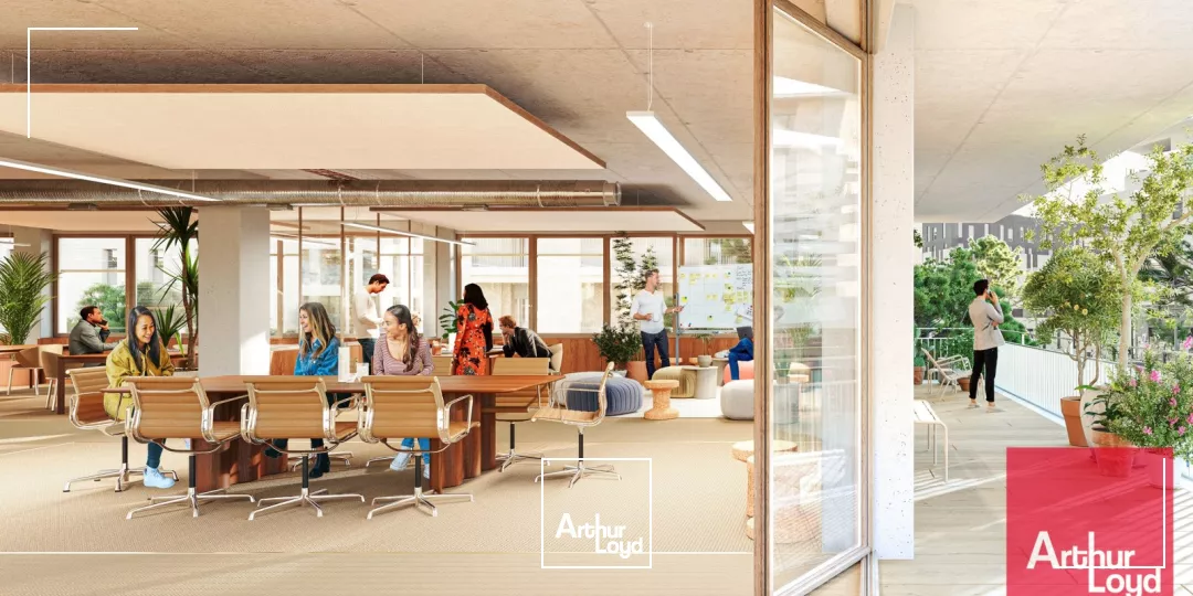 BUREAUX NEUFS AVEC TERRASSES A VENDRE A LOUER - MONTPELLIER EUREKA