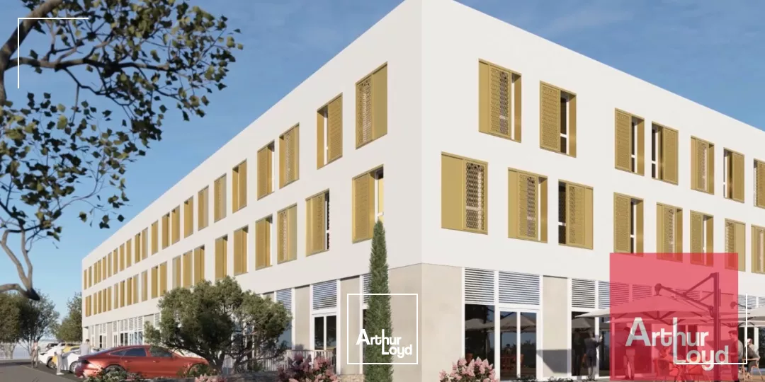 BUREAUX NEUFS AVEC TERRASSES ET COMMERCES A VENDRE - LATTES