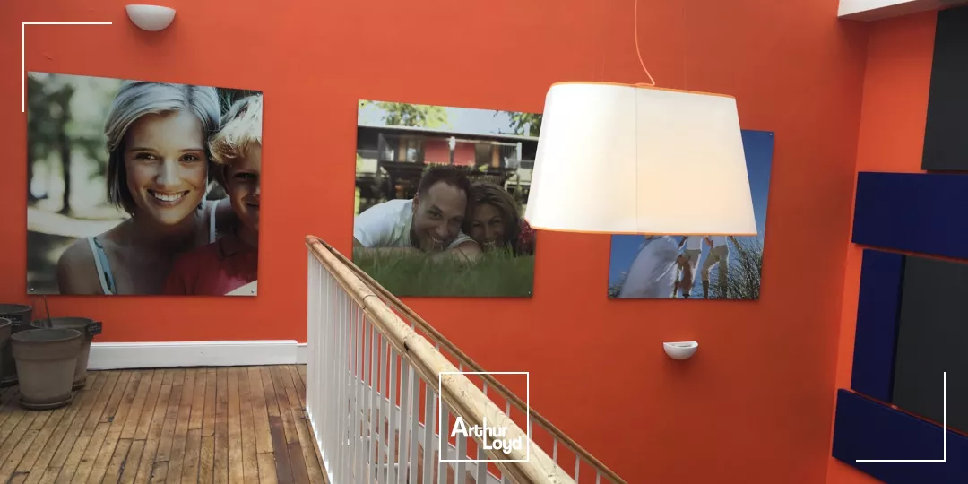 Bureaux cloisonnés Lens 62 avec extérieur - vitrine climatisation