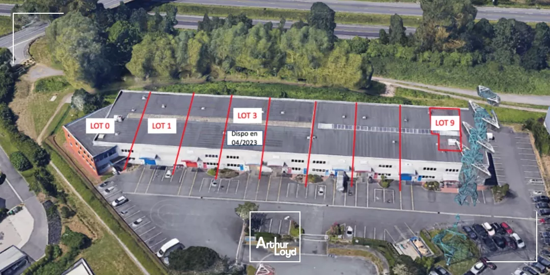 Entrepôts à louer sur la zone de Ravennes-les-Francs