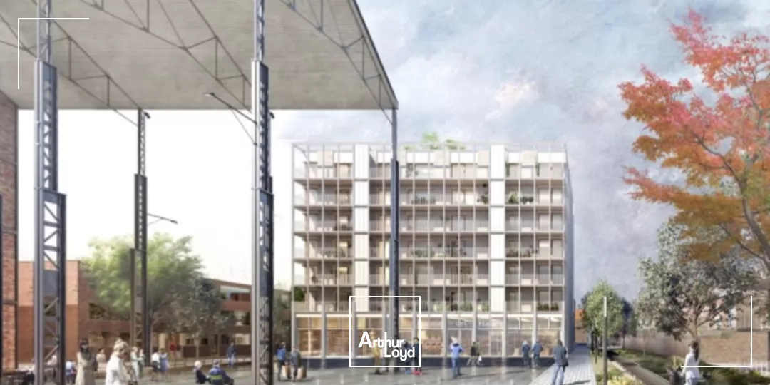 Local commercial à vendre Lille - 362 m² avec façade vitrée et parkings au coeur de l'écoquartier dynamique FIVES CAIL