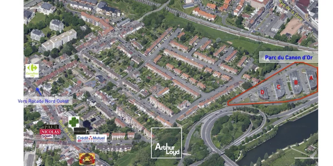 Bureaux à louer - Parc du Canon d'Or