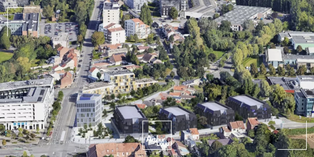 Surfaces de bureaux neufs à vendre ou à louer au coeur du parc Eurasanté à Loos