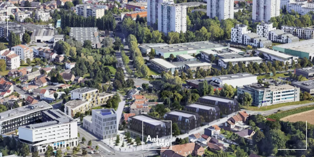 Surfaces de bureaux neufs à vendre ou à louer au coeur du parc Eurasanté à Loos