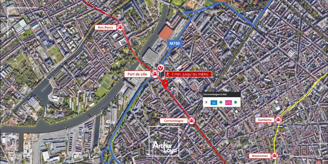 Bureaux neufs à louer proche du métro - rue Michel Servet à Lille