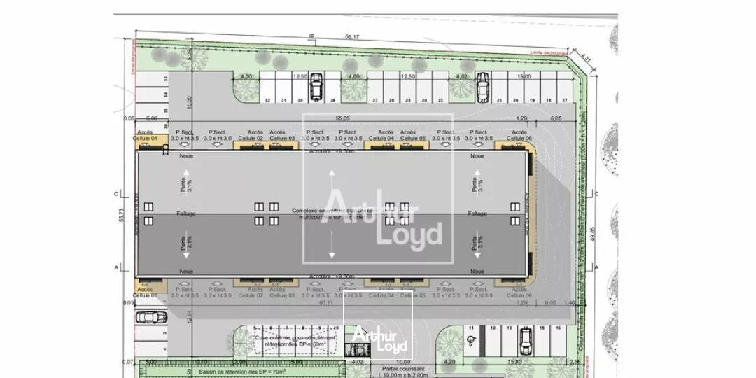 Bâtiment indépendant neuf à vendre