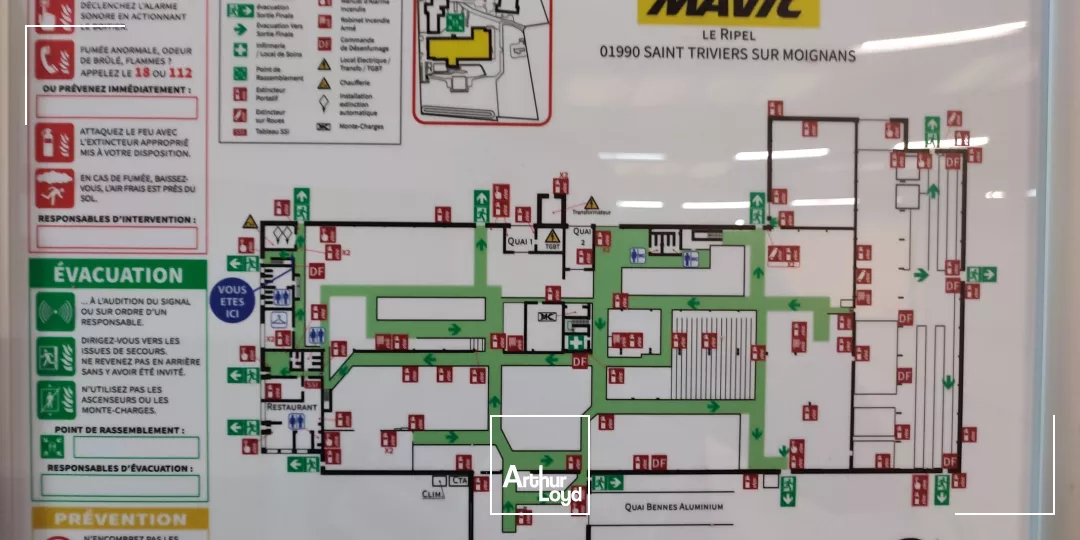 Louez votre local d'activité de 6000 m2 proche BELLEVILLE-EN-BEAUJOLAIS