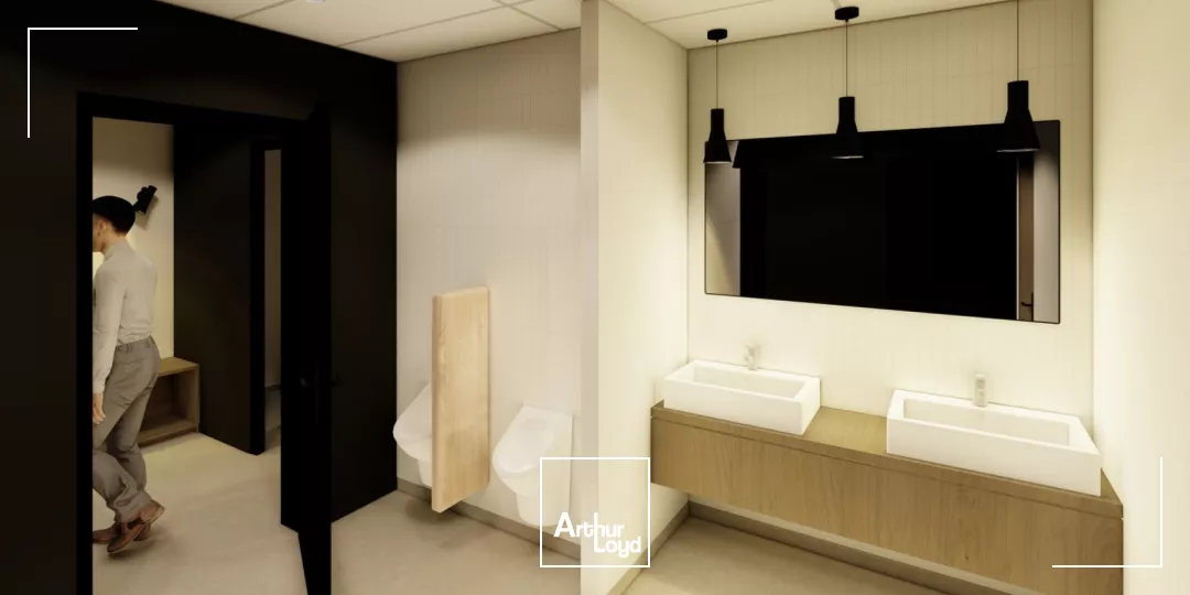 Bureaux neufs à louer au pied du métro - prestations haut de gamme