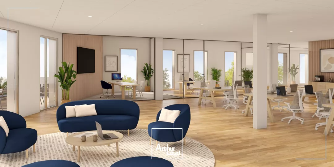 Bureaux neufs à louer au pied du métro - prestations haut de gamme