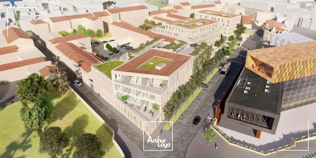 Bureaux neufs avec parking 1442 m² divisibles - Quartier L'Houmeau / Gare d'ANGOULEME