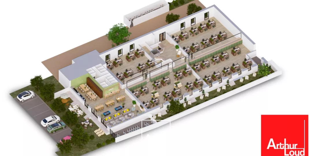 IMMEUBLE DE BUREAUX NEUF A VENDRE AVEC TERRASSES ET PARKINGS - MONTPELLIER CENTRE