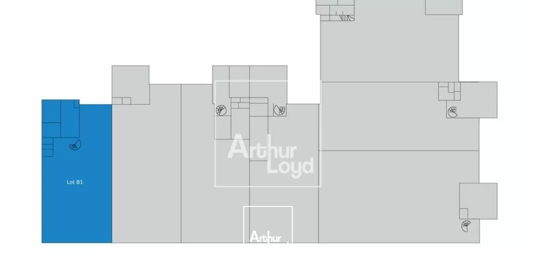 Zone d'activité dynamique, cellule à louer 