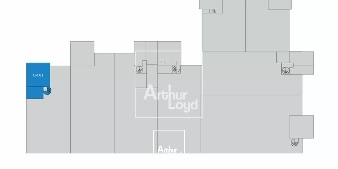 Zone d'activité dynamique, cellule à louer 