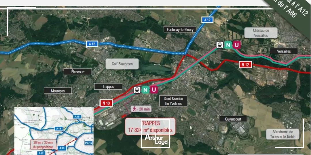 Entrepôts à louer à TRAPPES 78190