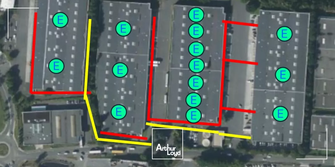 Entrepôts ICPE divisibles entièrement rénovés à partir de 2686 m² - Saint-Witz, site premium proche Roissy CDG - location en bail commercial