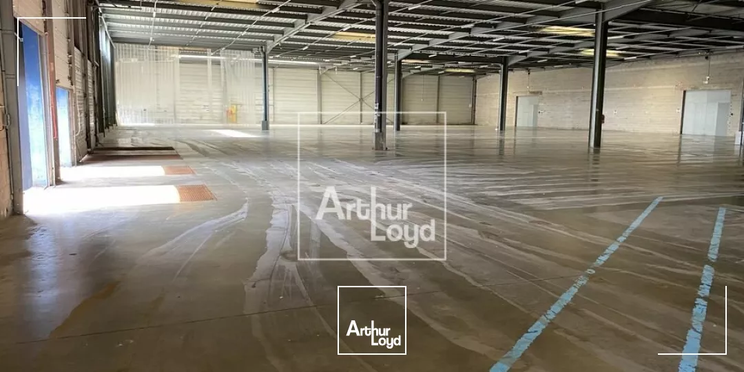 Entrepôt à louer type logistique avec quais EGLY