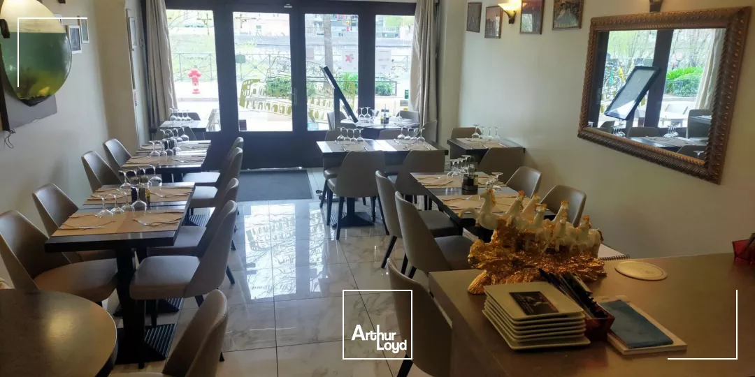 A VENDRE FONDS DE COMMERCE PIZZERIA 62 M² SUR LES QUAIS DE GRENOBLE 