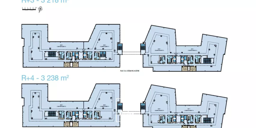 West Plaza à Colombes - Bureaux lumineux - Nombreux services sur site - Terrasses et cadre exceptionnel