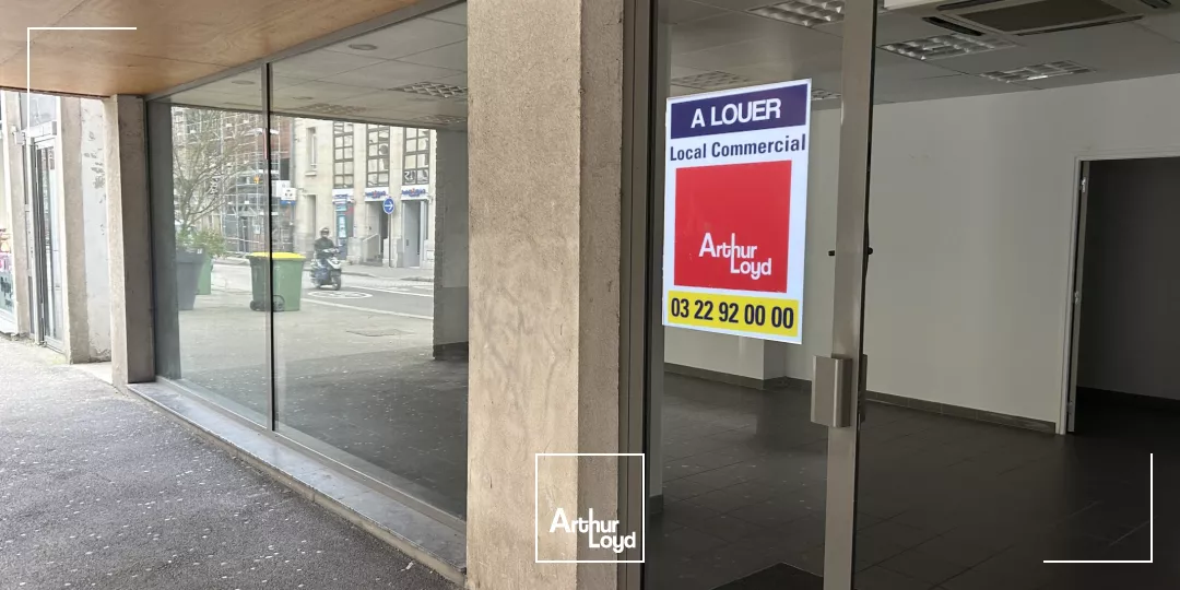 Local Commercial avec vitrine 123m² - Centre ville d'Amiens