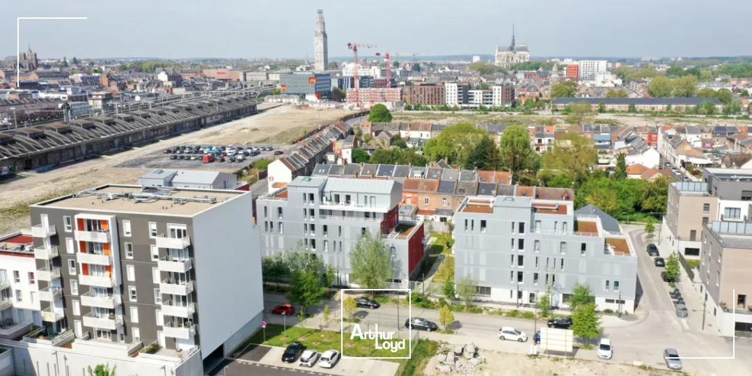 À louer - Bureaux neufs à Amiens Gare-la-Vallée - Plateaux modulables dès 594 m² dans un quartier d'avenir