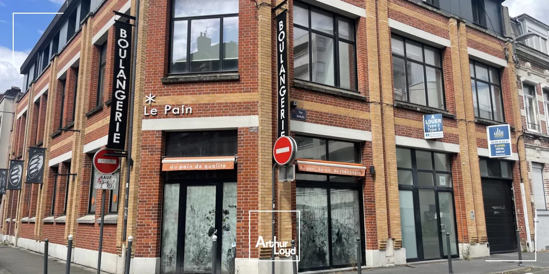 Belle cellule d'angle de 260m2 Lille proche Sebastopol