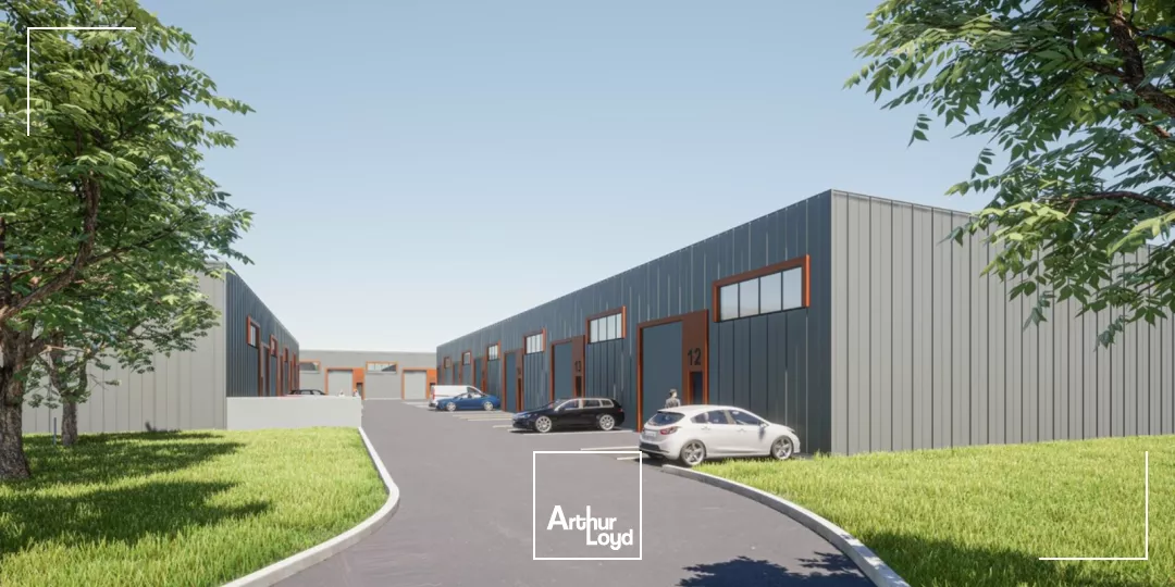 À VENDRE Locaux d'activités neufs dans un parc artisanal de 1 345 m² à Andrézieux-Bouthéon