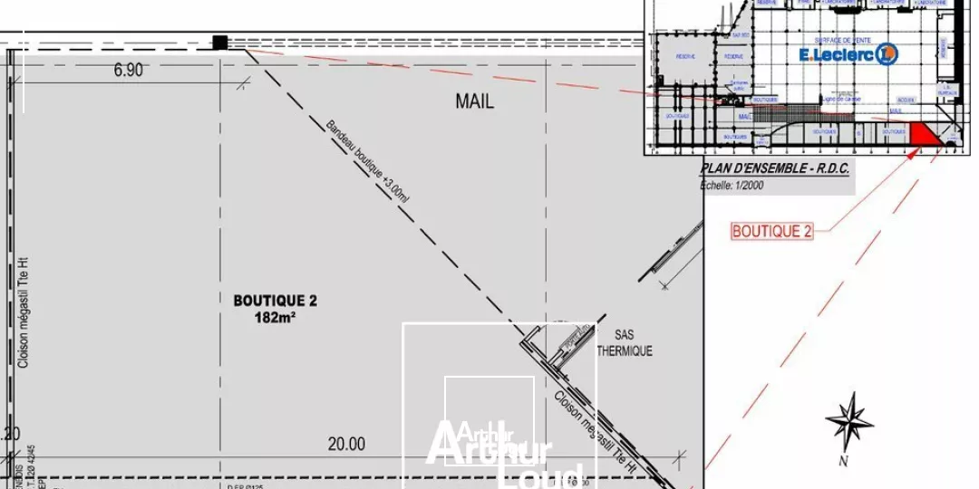 Locaux Commerciaux à Fort Flux  Surfaces Modulables en Plein Cur d'un Retail Park de Brive