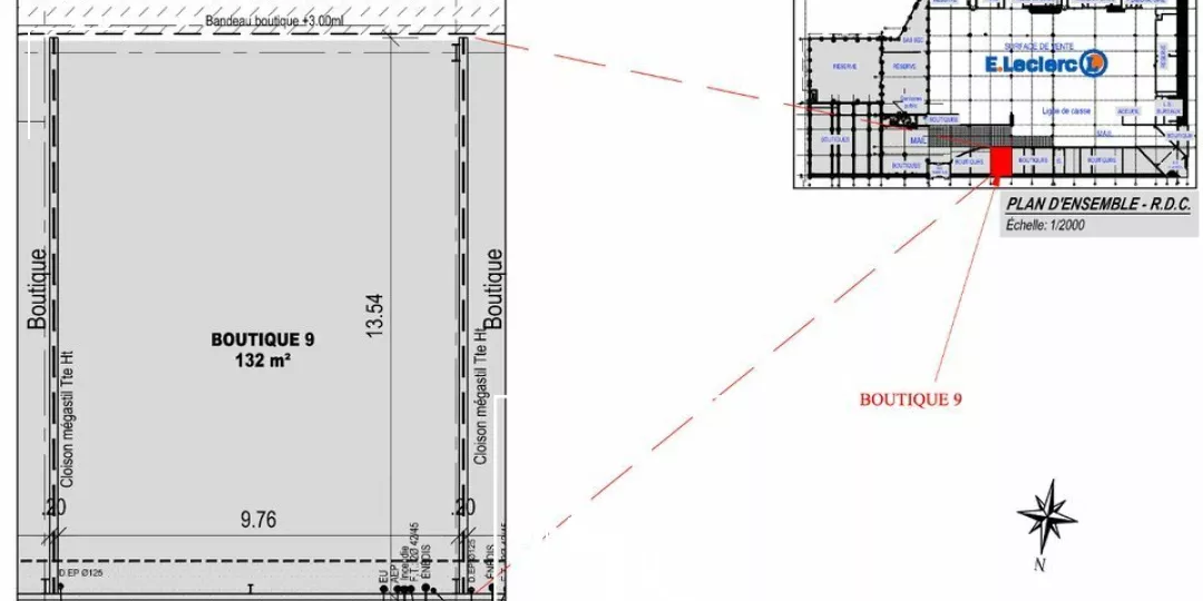 Locaux Commerciaux à Fort Flux  Surfaces Modulables en Plein Cur d'un Retail Park de Brive