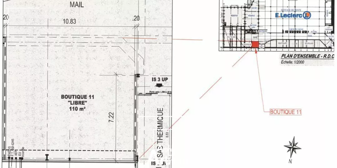 Locaux Commerciaux à Fort Flux  Surfaces Modulables en Plein Cur d'un Retail Park de Brive