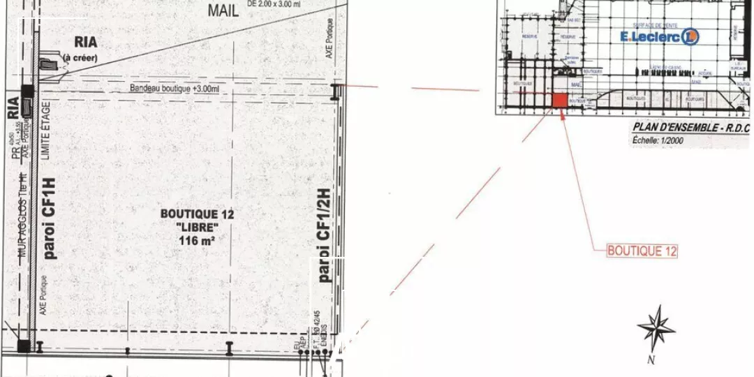Locaux Commerciaux à Fort Flux  Surfaces Modulables en Plein Cur d'un Retail Park de Brive