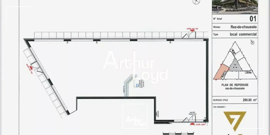 Bâtiment Premium neuf - Bureaux 110 m² divisible à louer Puget sur Argens