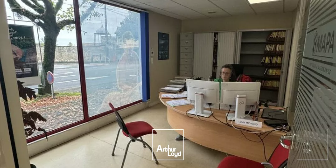 LOCATION AVENUE DE PARIS NIORT BUREAUX AVEC VISIBILITE ET PARKINGS FACILE D'ACCES