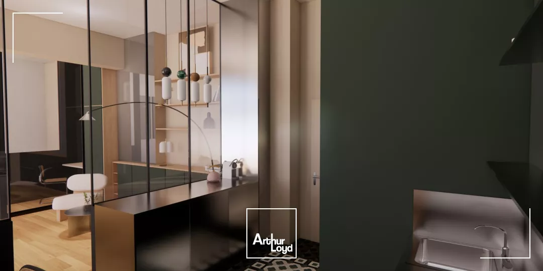 Bureaux A Louer - Espace de travail élégant à Paris 8e - 64 m² 