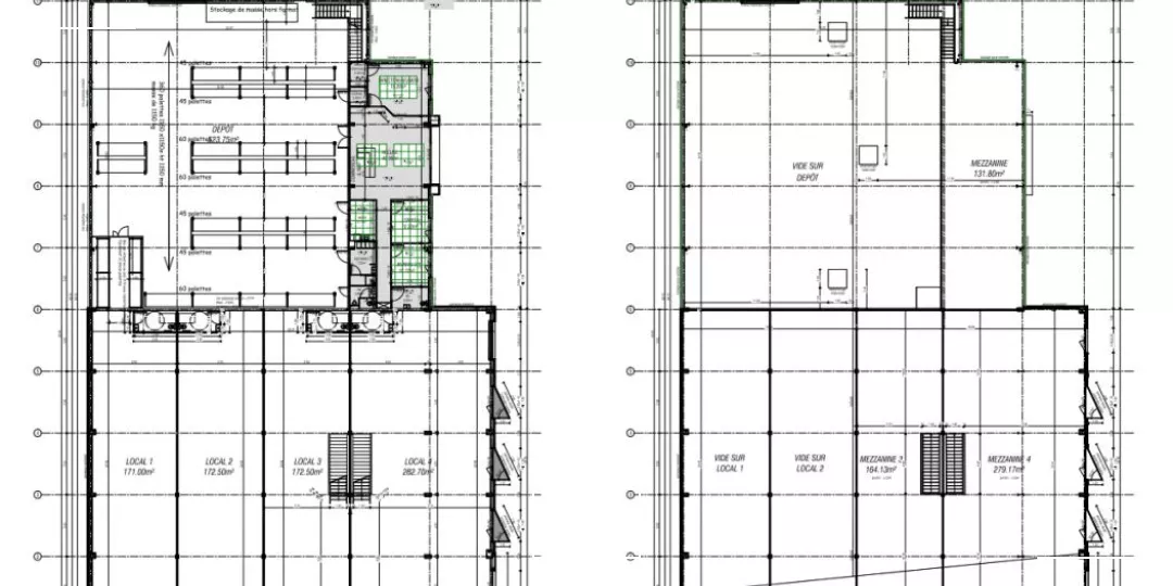 Local commercial Baie Mahault 171,66 m2