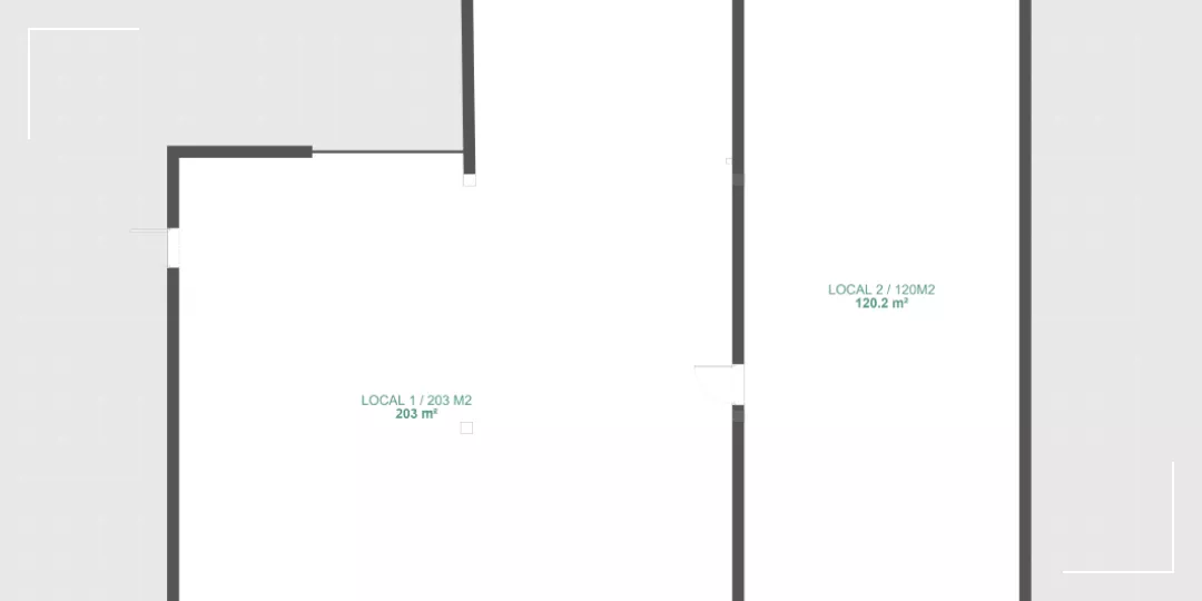 Local commercial Baie Mahault 323 m2