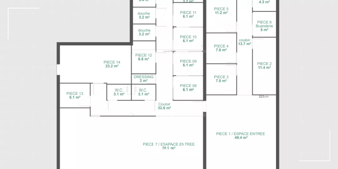 Local commercial JARRY 323 m2