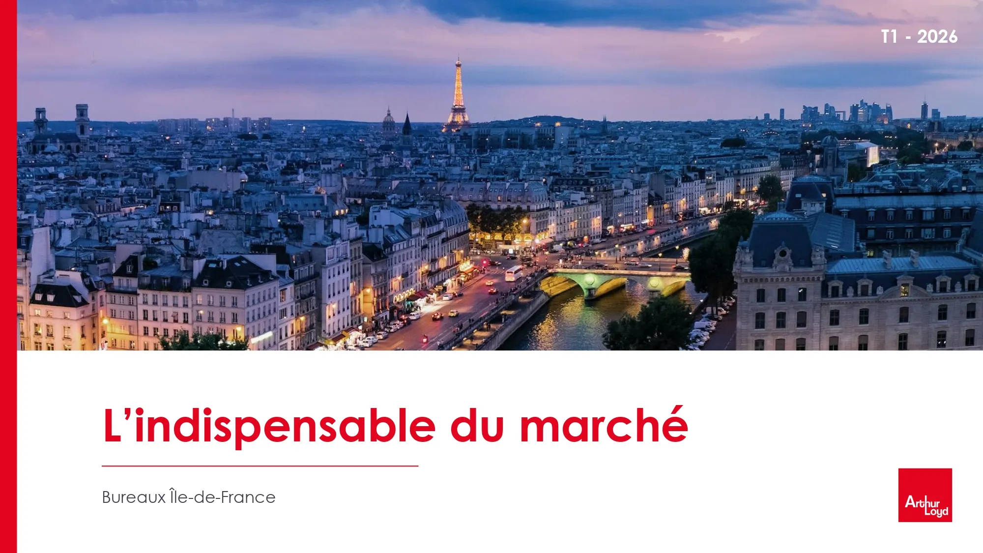 Etude de marché bureaux T1 2026 IDF