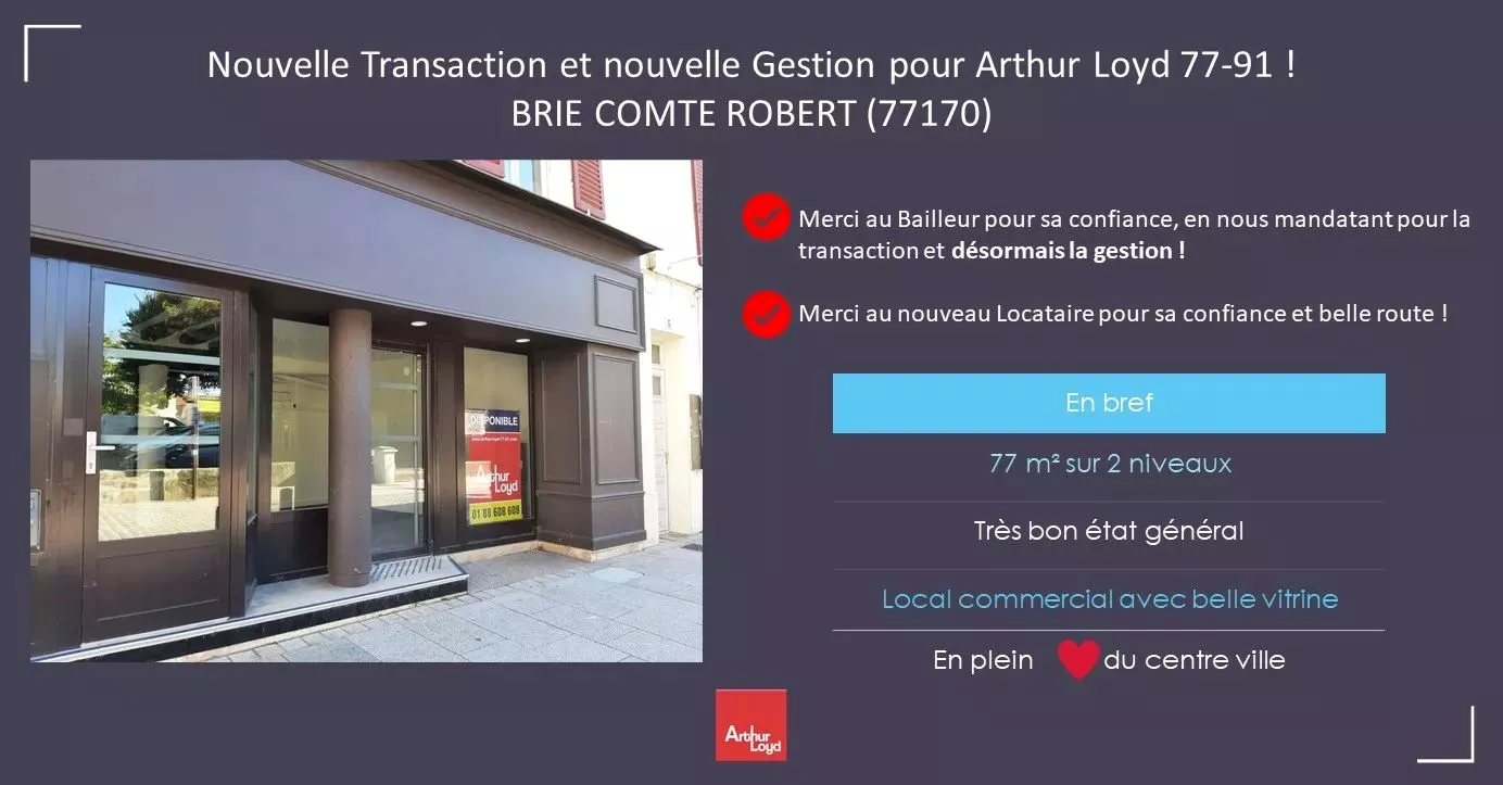 Nouvelle transaction avec Arthur Loyd