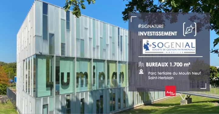 Photo illustrative vente bureaux saint herblain Arthur Loyd