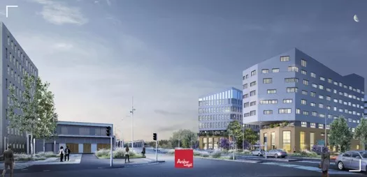 immeuble ilot willy brandt gare saint nazaire entree ville bureaux locaux commerciaux logements hotel brasserie