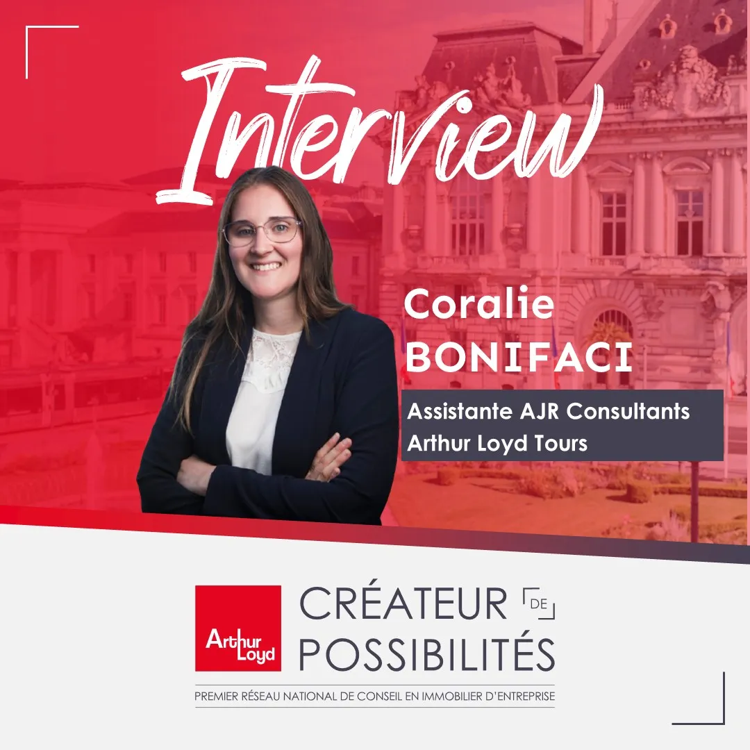 portrait de Coralie Bonifaci, Assistante de l'agence Arthur Loyd de Tours