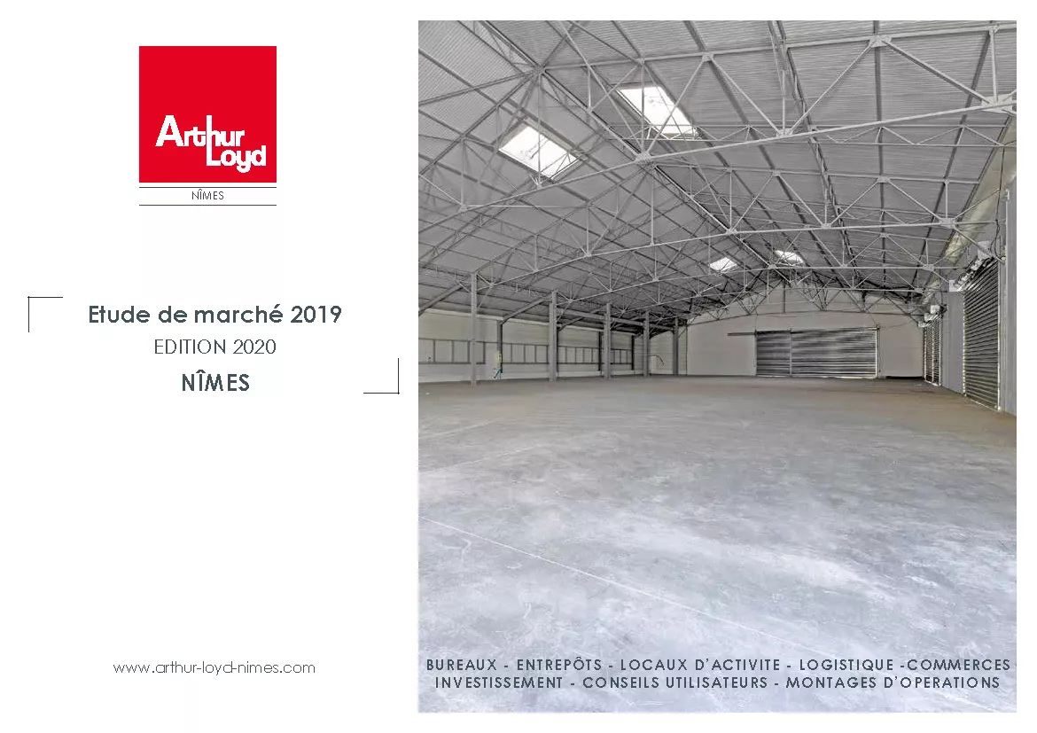 Couverture étude de marché 2019 Nîmes