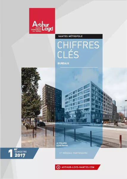 Couverture Etude de marché du 1er semestre 2017 bureaux Nantes