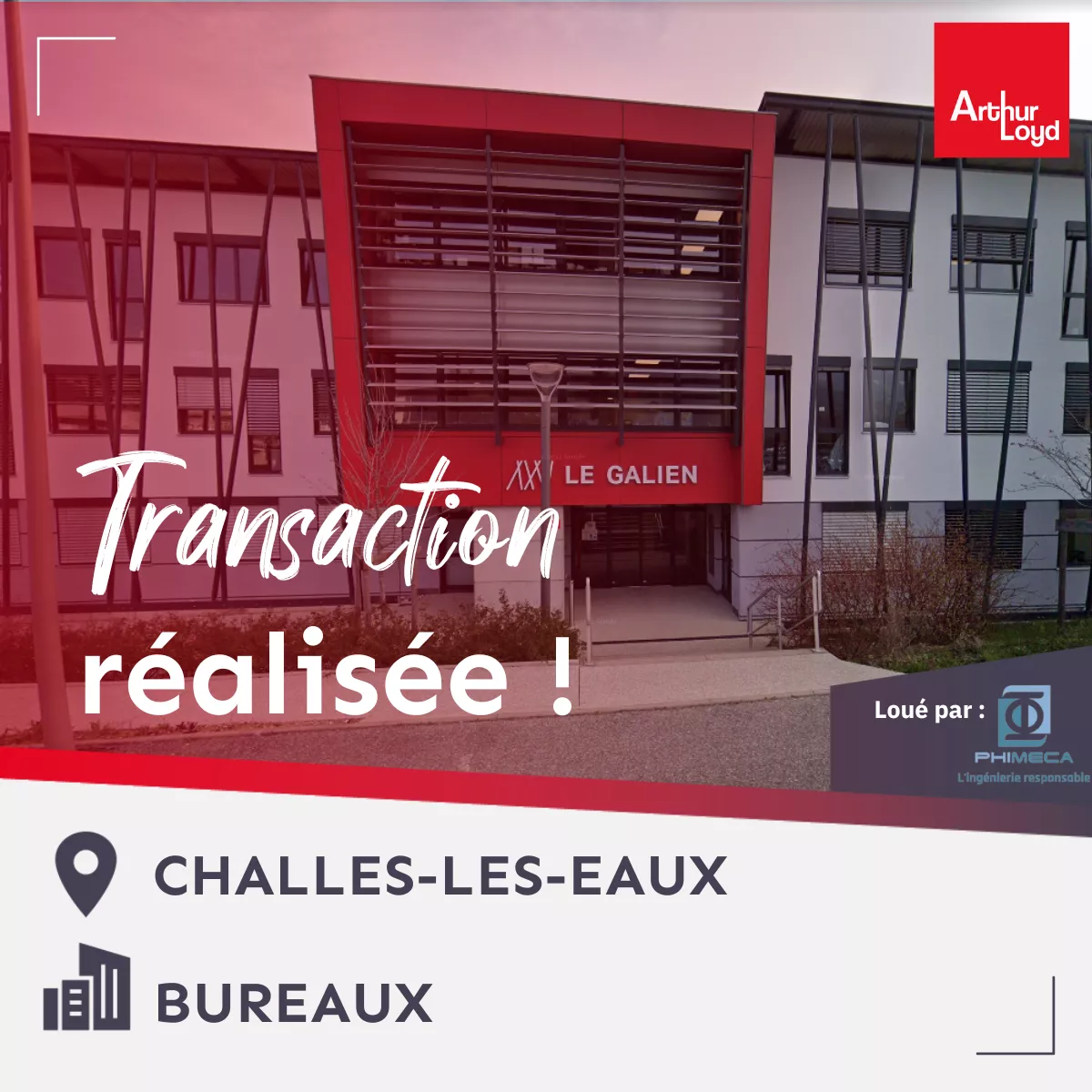 Transaction PHIMECA Arthur Loyd