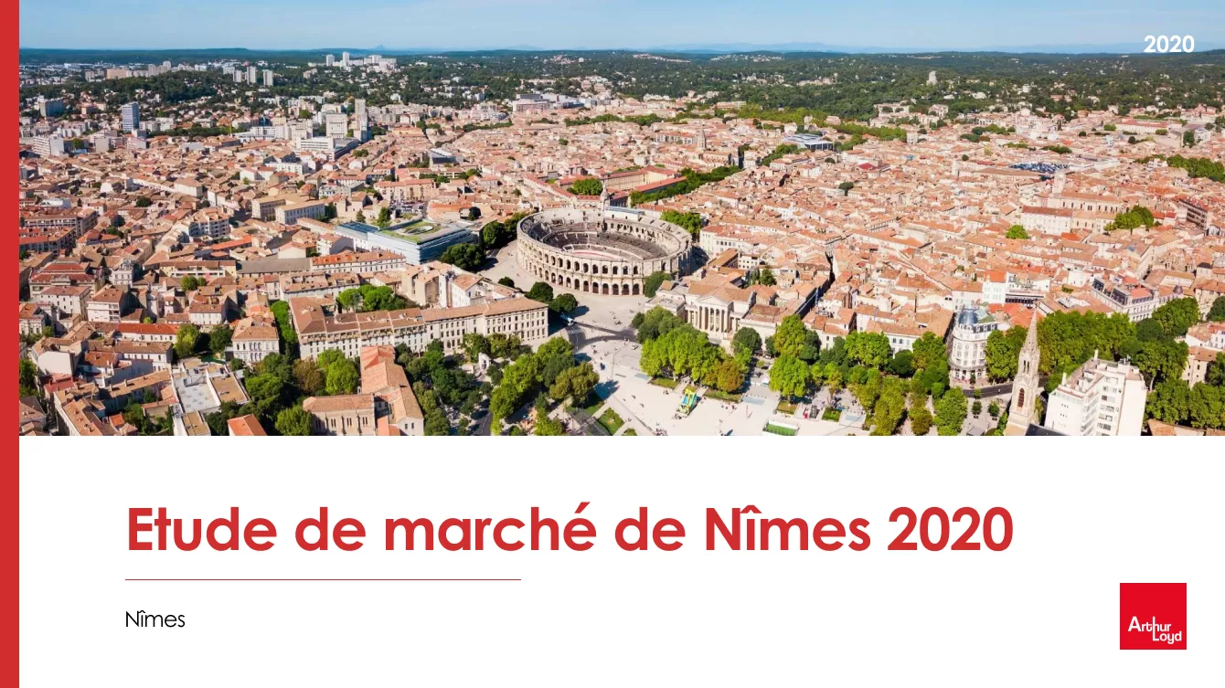 Couverture Etude de marché de Nîmes 2020
