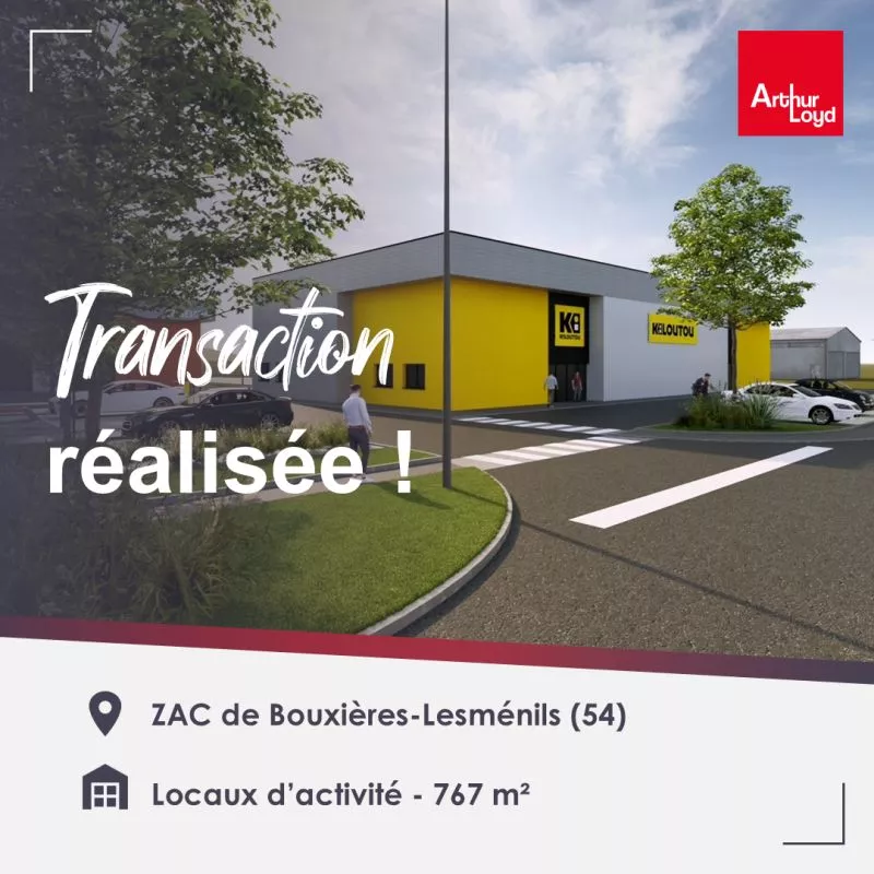 Vente Locaux d'Activités ZAC Bouxières-Lesménils