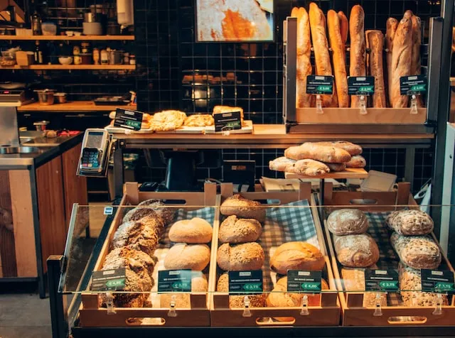 Intérieur boulangerie