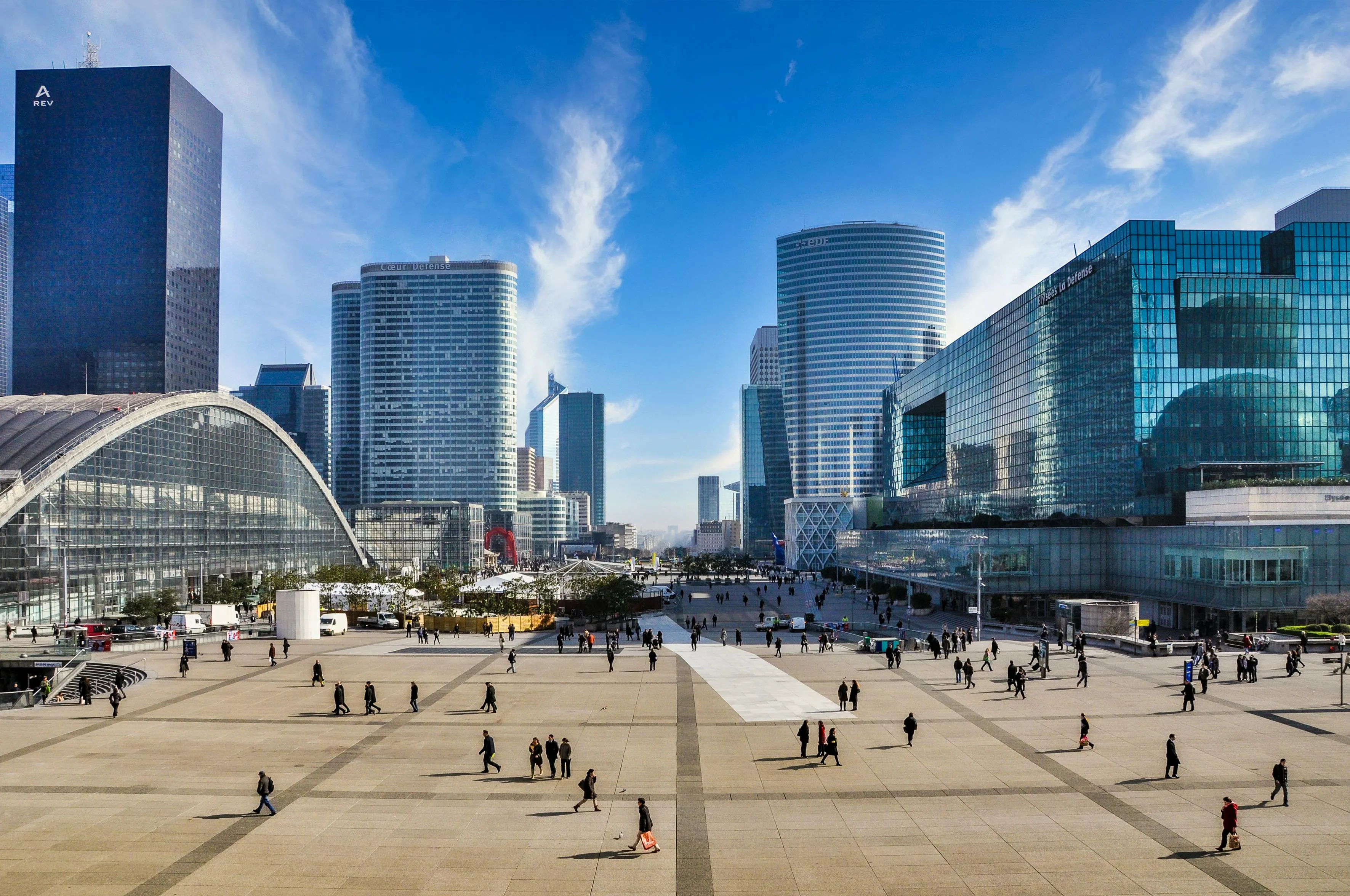 La Défense, immeubles de bureaux